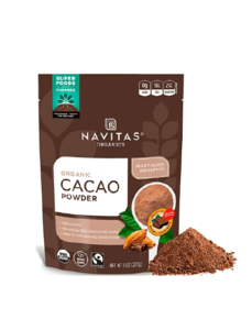 Navitas Organics Cacao Powder, 8oz. Bag, 15 Servings — Organic, Non-GMO, Fair Trade, Gluten-Free.img
