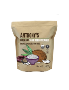 Anthony's Organic Shredded Coconut, 2 lb, Unsweetened, Gluten Free, Non GMO, Vegan, Keto Friendly.img