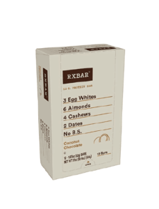 RXBAR Protein Bars, 12g Protein, Gluten-Free, Snacks, Coconut Chocolate, 22oz Box (12 Bars).img