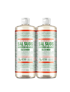 Dr. Bronner's - Sal Suds Biodegradable Cleaner (32 Ounce, 2-Pack) - All-Purpose Cleaner, Pine Cleaner for Floors, Laundry and Dishes, Concentrated, Cuts Grease and Dirt, Powerful Cleaner, Gentle.img